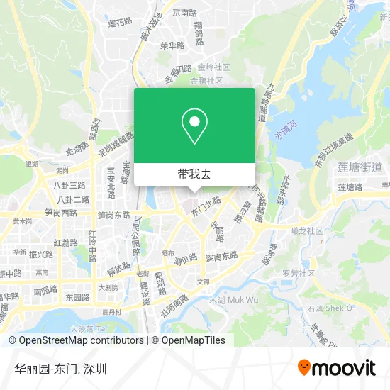 华丽园-东门地图