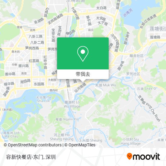 容新快餐店-东门地图
