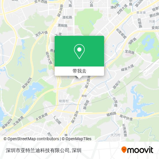 深圳市亚特兰迪科技有限公司地图