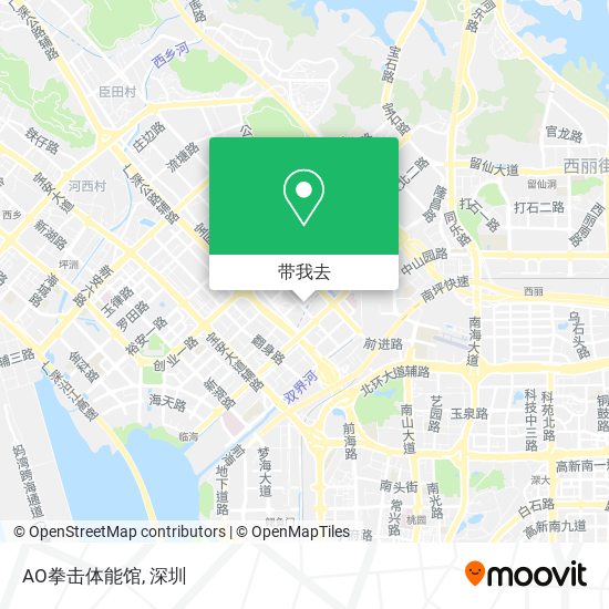 AO拳击体能馆地图