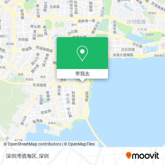 深圳湾填海区地图
