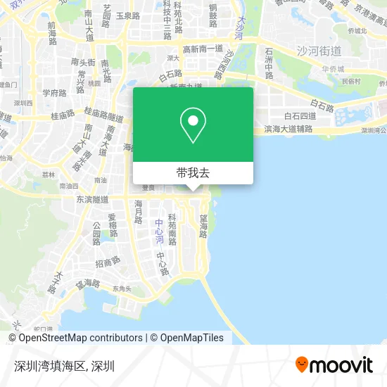深圳湾填海区地图