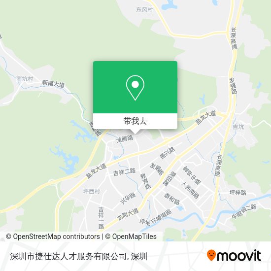 深圳市捷仕达人才服务有限公司地图