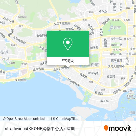 stradivarius(KKONE购物中心店)地图