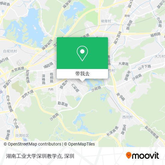 湖南工业大学深圳教学点地图