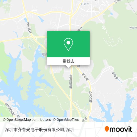 深圳市齐普光电子股份有限公司地图