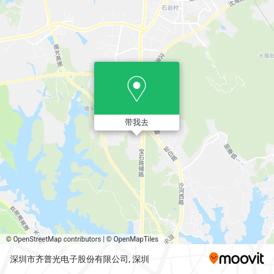 深圳市齐普光电子股份有限公司地图