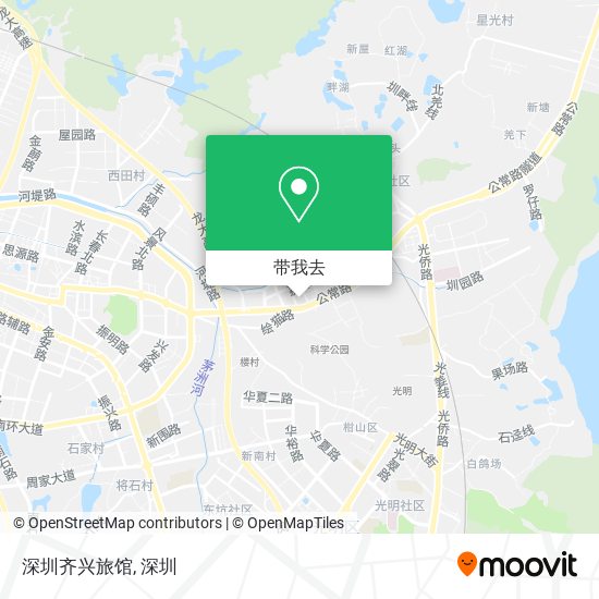 深圳齐兴旅馆地图