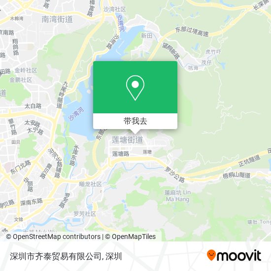 深圳市齐泰贸易有限公司地图