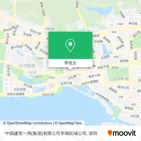 中国建筑一局(集团)有限公司华南区域公司地图