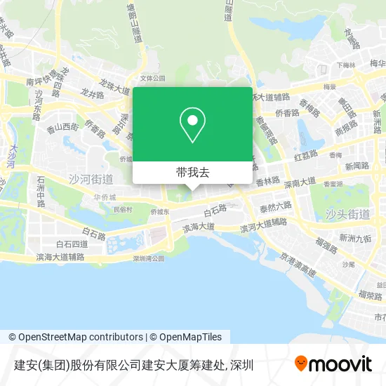 建安(集团)股份有限公司建安大厦筹建处地图
