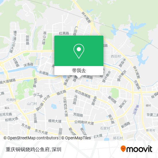 重庆铜锅烧鸡公鱼府地图