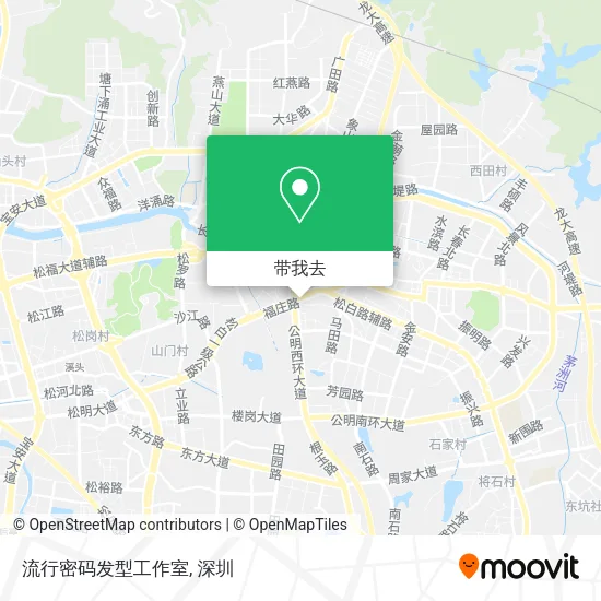 流行密码发型工作室地图