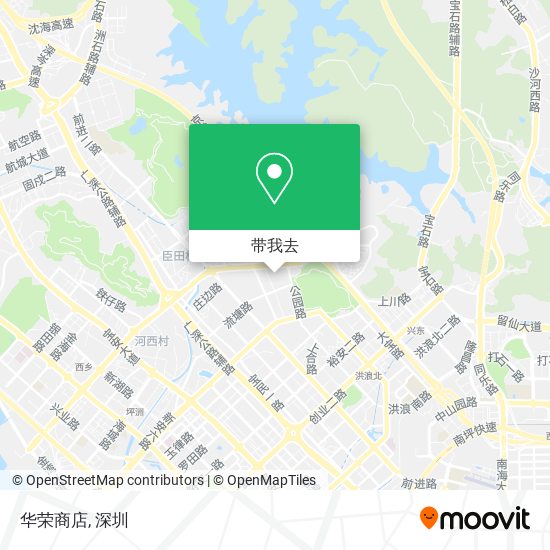 华荣商店地图