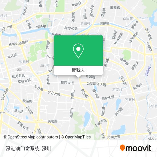 深港澳门窗系统地图