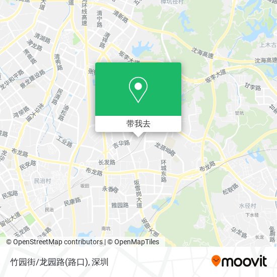 竹园街/龙园路(路口)地图