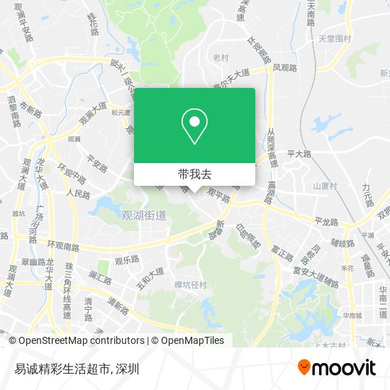 易诚精彩生活超市地图