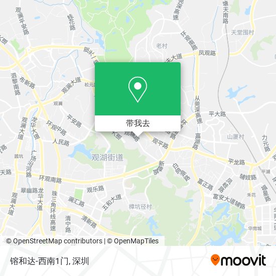 镕和达-西南1门地图