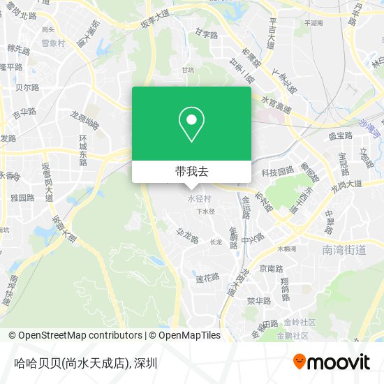 哈哈贝贝(尚水天成店)地图