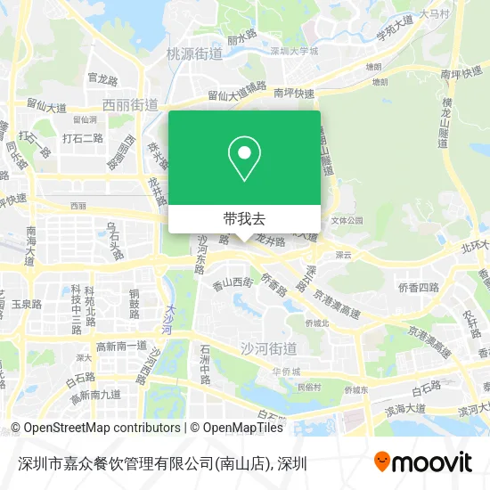 深圳市嘉众餐饮管理有限公司(南山店)地图
