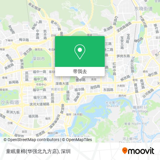 童眠童棉(华强北九方店)地图