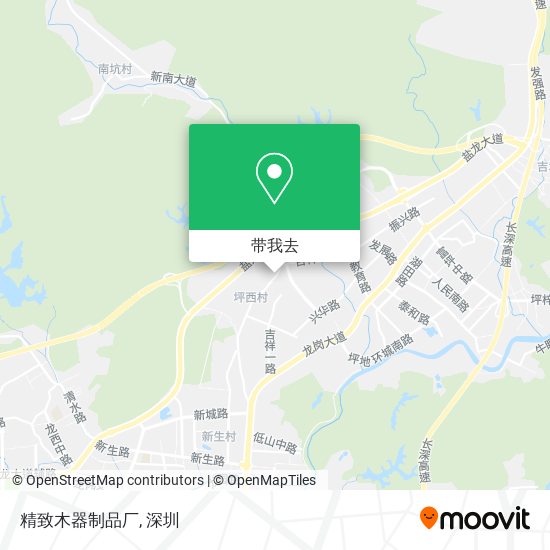 精致木器制品厂地图