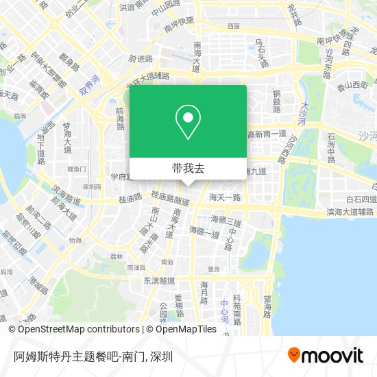 阿姆斯特丹主题餐吧-南门地图
