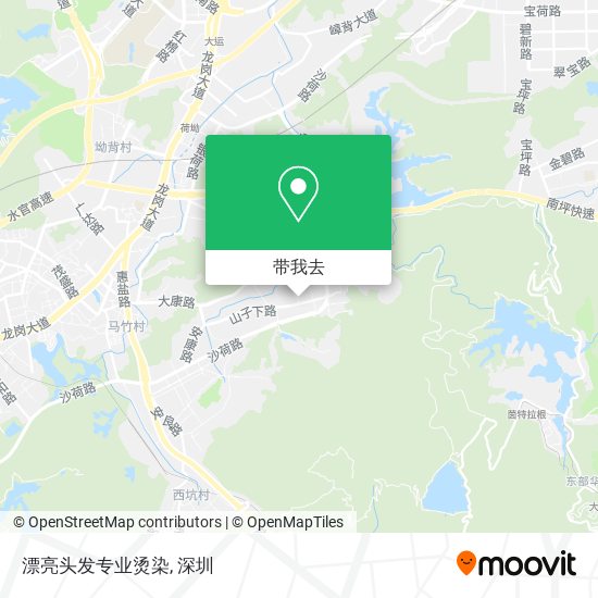漂亮头发专业烫染地图