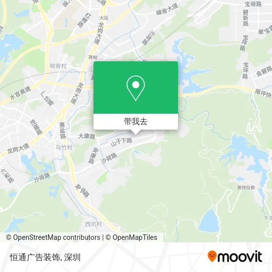 恒通广告装饰地图