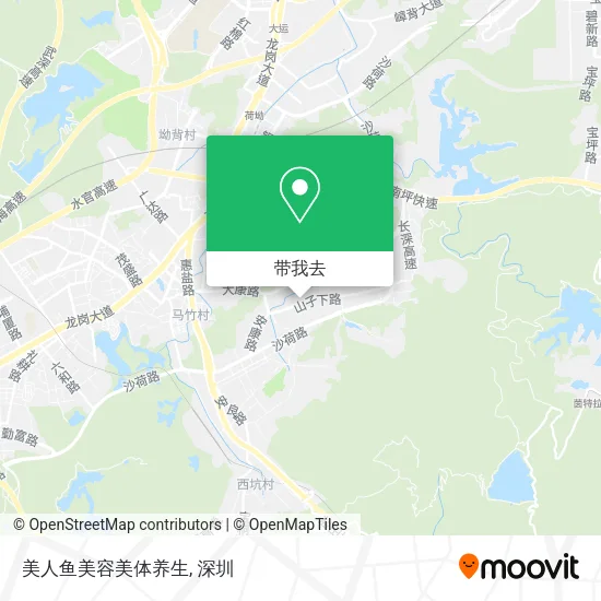 美人鱼美容美体养生地图