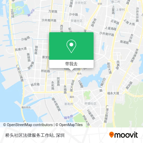 桥头社区法律服务工作站地图