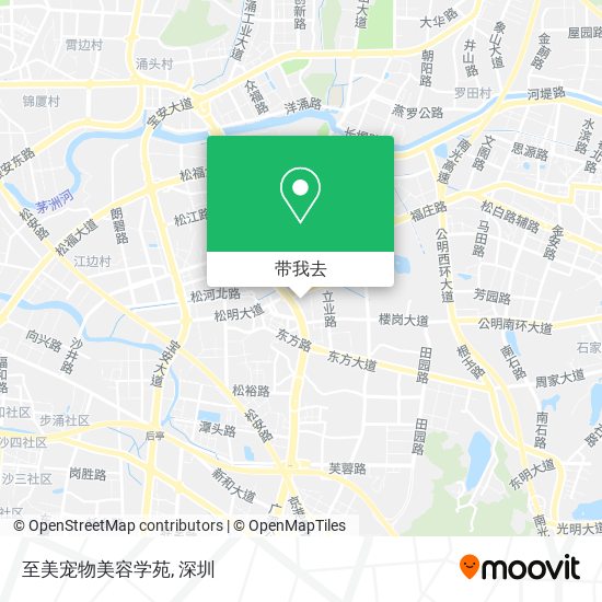 至美宠物美容学苑地图