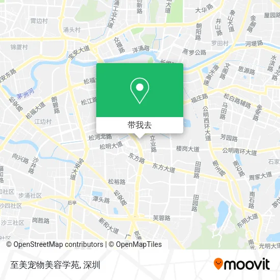 至美宠物美容学苑地图
