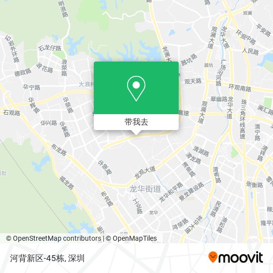 河背新区-45栋地图