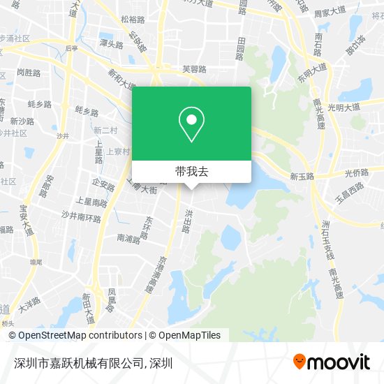 深圳市嘉跃机械有限公司地图