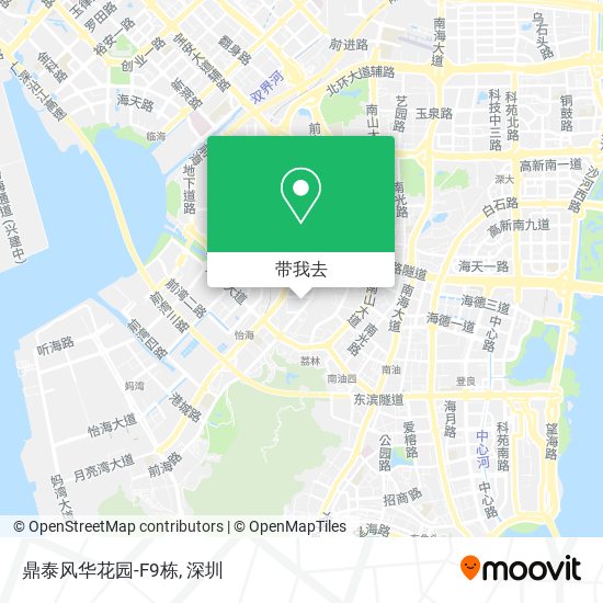 鼎泰风华花园-F9栋地图