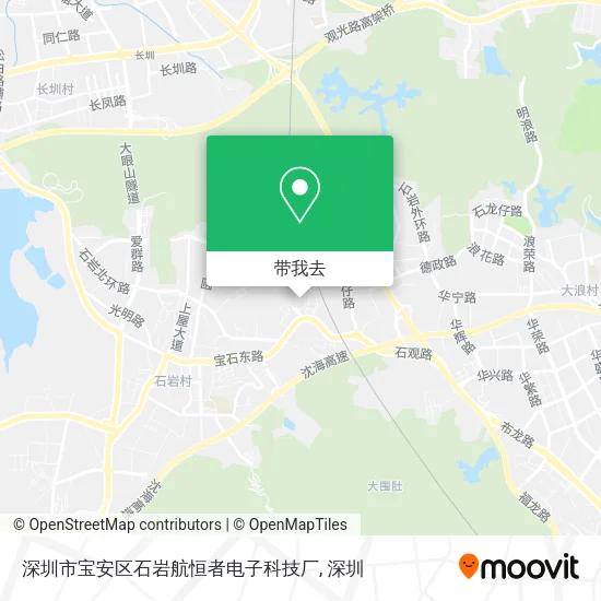 深圳市宝安区石岩航恒者电子科技厂地图