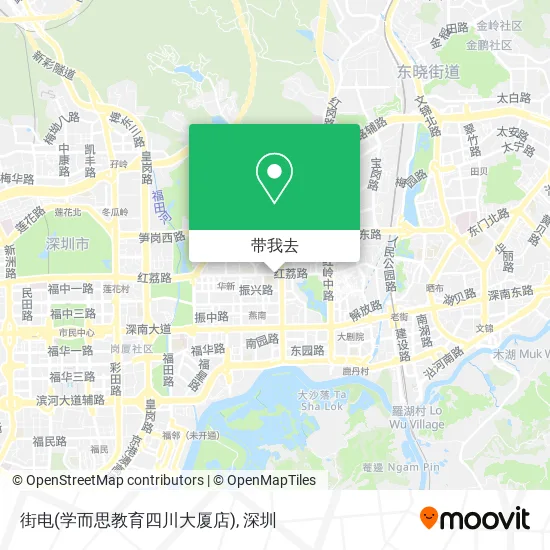 街电(学而思教育四川大厦店)地图