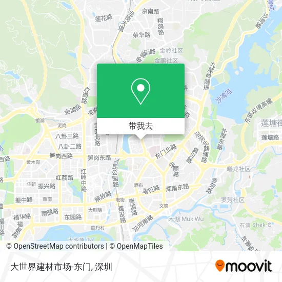 大世界建材市场-东门地图