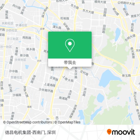 德昌电机集团-西南门地图