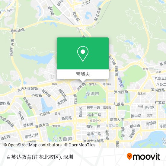 百英达教育(莲花北校区)地图