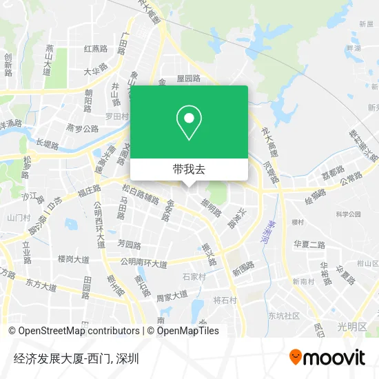经济发展大厦-西门地图