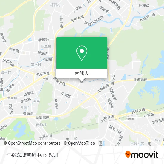 恒裕嘉城营销中心地图