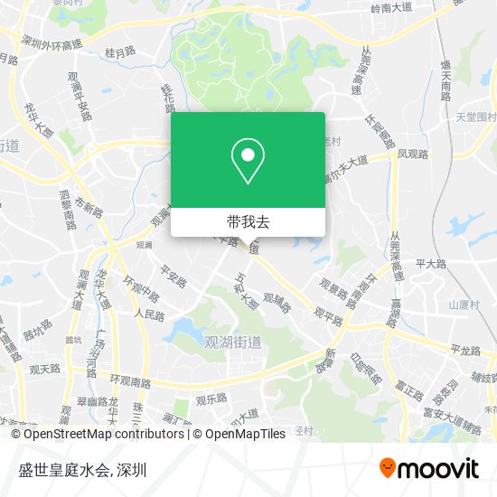 盛世皇庭水会地图