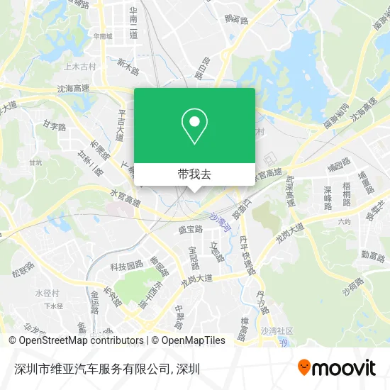 深圳市维亚汽车服务有限公司地图