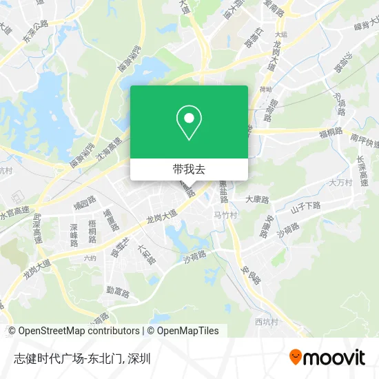 志健时代广场-东北门地图