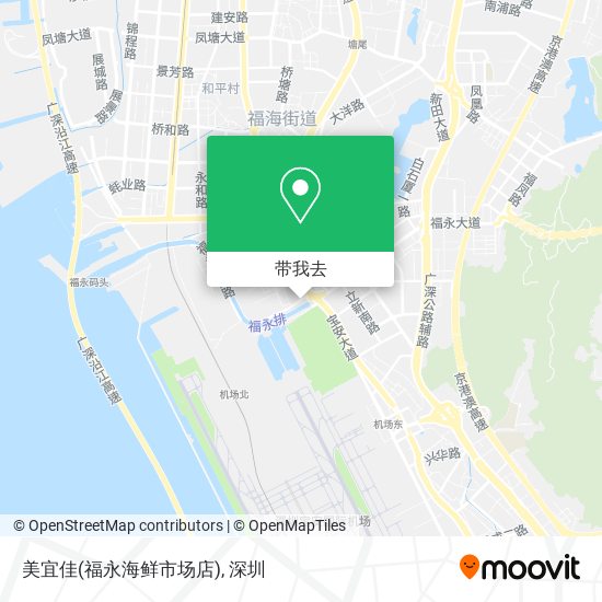 美宜佳(福永海鲜市场店)地图