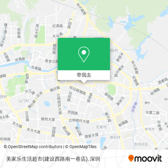 美家乐生活超市(建设西路南一巷店)地图