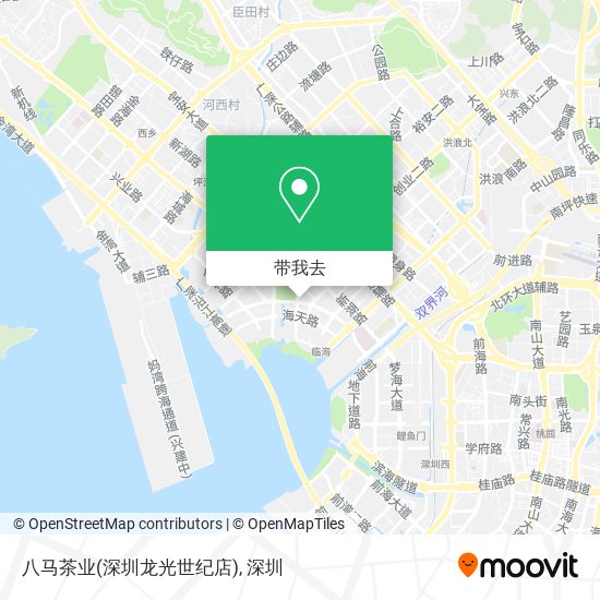 八马茶业(深圳龙光世纪店)地图