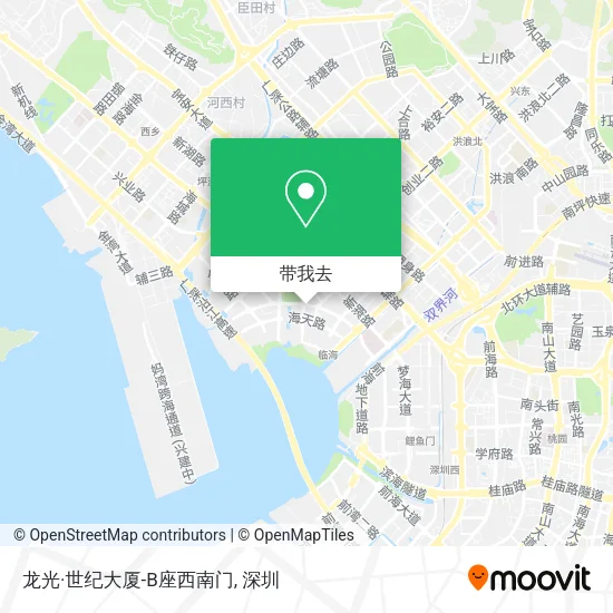 龙光·世纪大厦-B座西南门地图